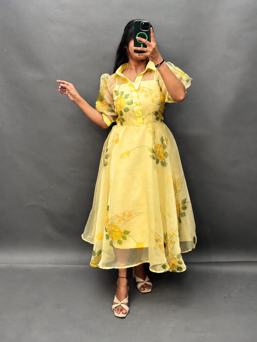 Floral Organza party gowns