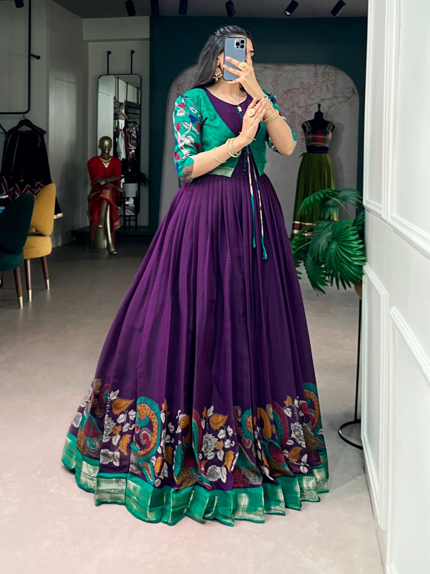 Traditional Koti long gowns
