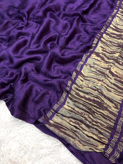 Trendy viscose silk partywear saree