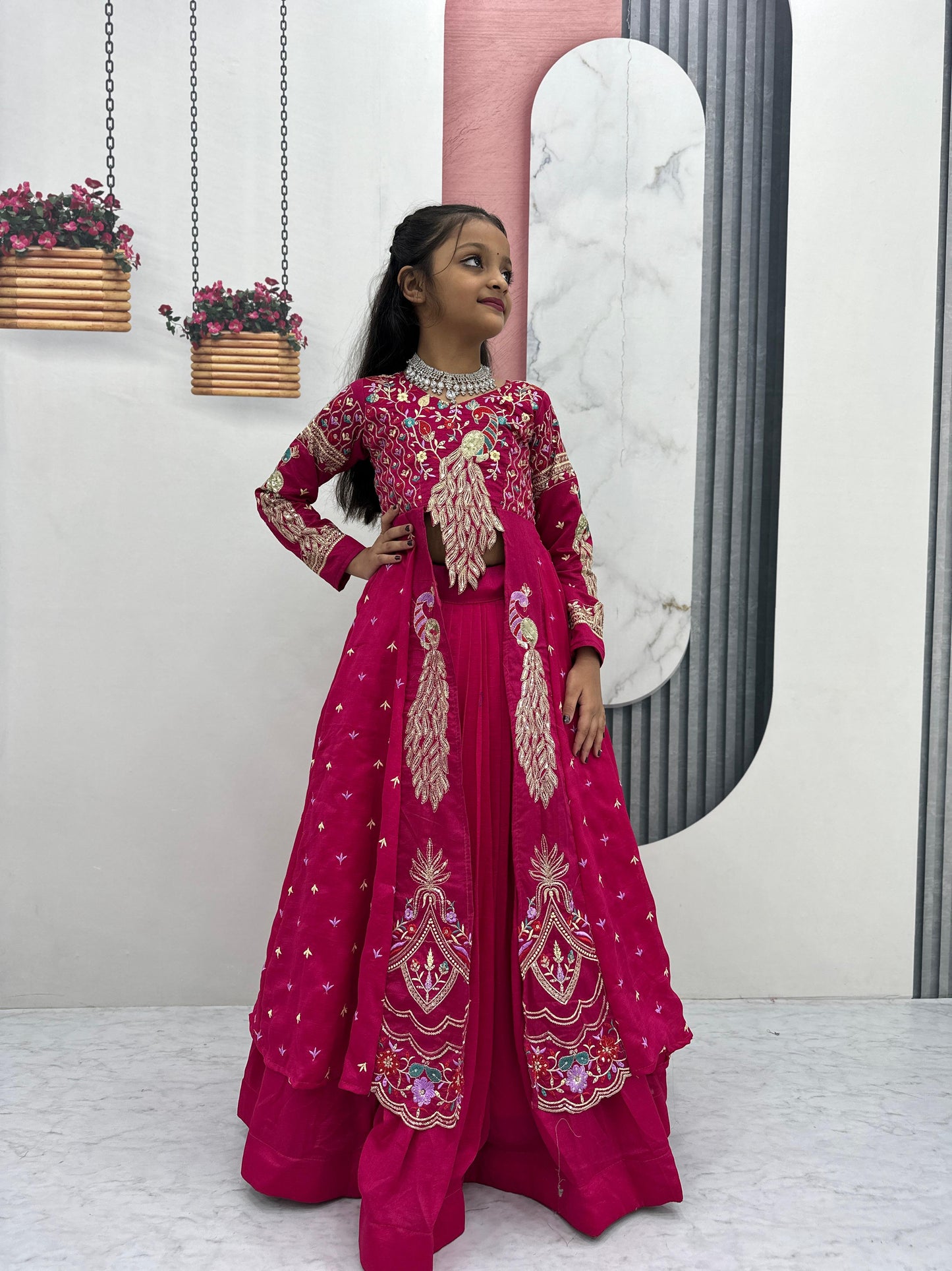 Kids cute peacock Desginer sets