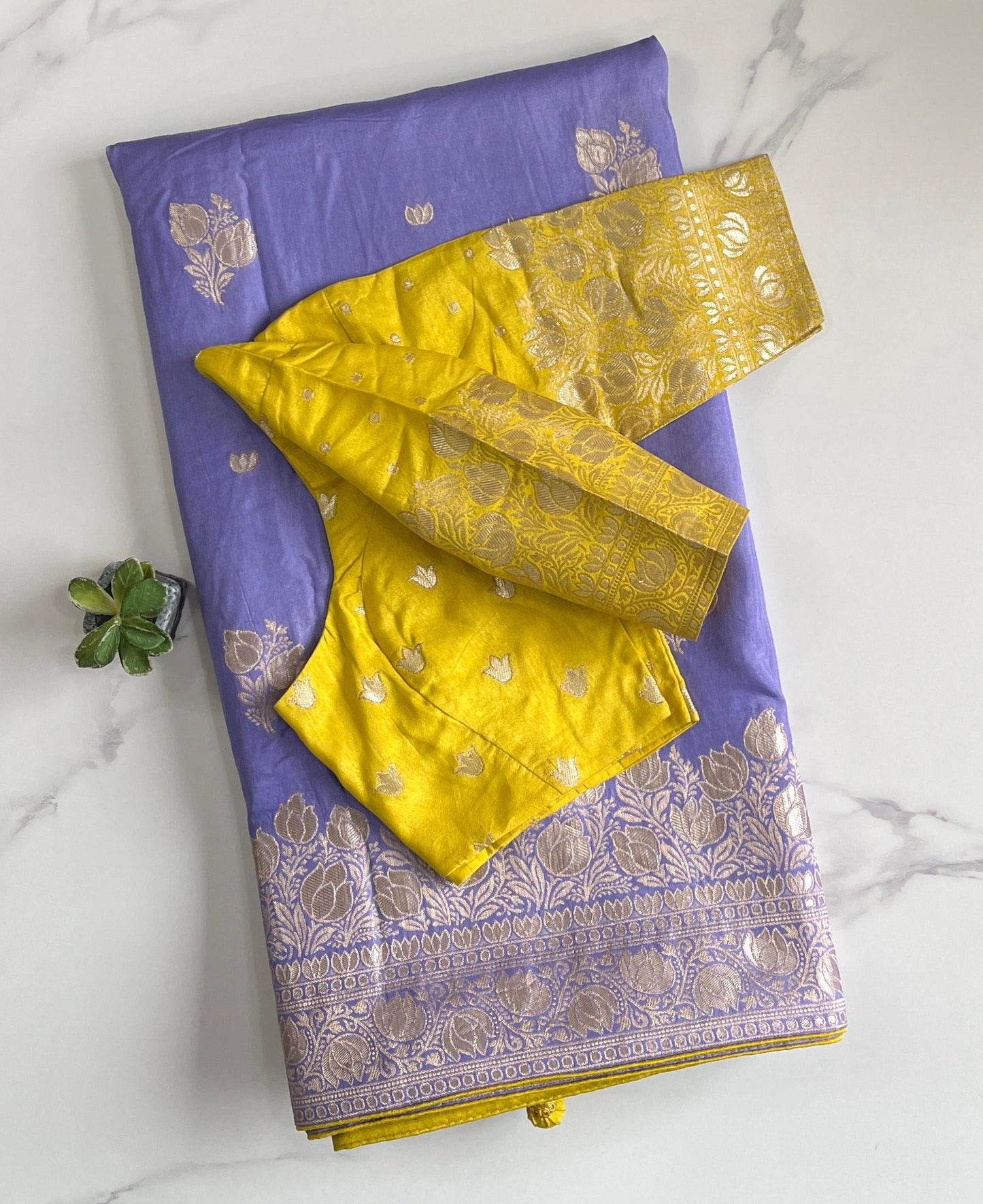 Royal Banaras Premium Classic saree with stitched blouses