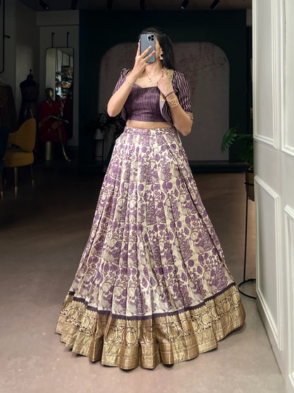 Co-ord Set Lehenga royalty tasar silk  set