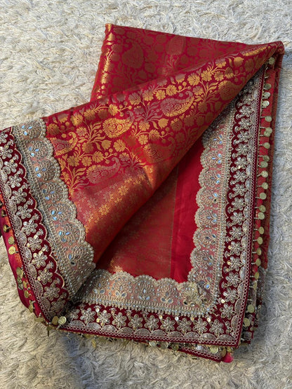 Banarasi Bridal Kanjeevaram saree