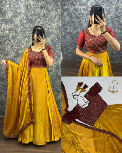 Café Style Soft fendy gowns