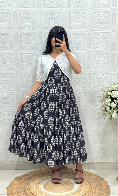Hakoba koti cafe gown 2 in 1 model