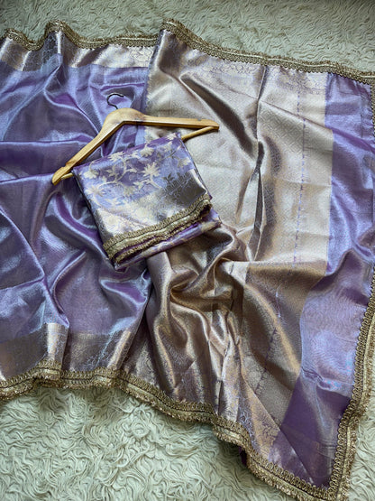 Pure weaving Zari Trendy Saree