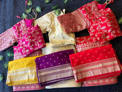 Pattu style south Indian festival lehenga for Ugadi