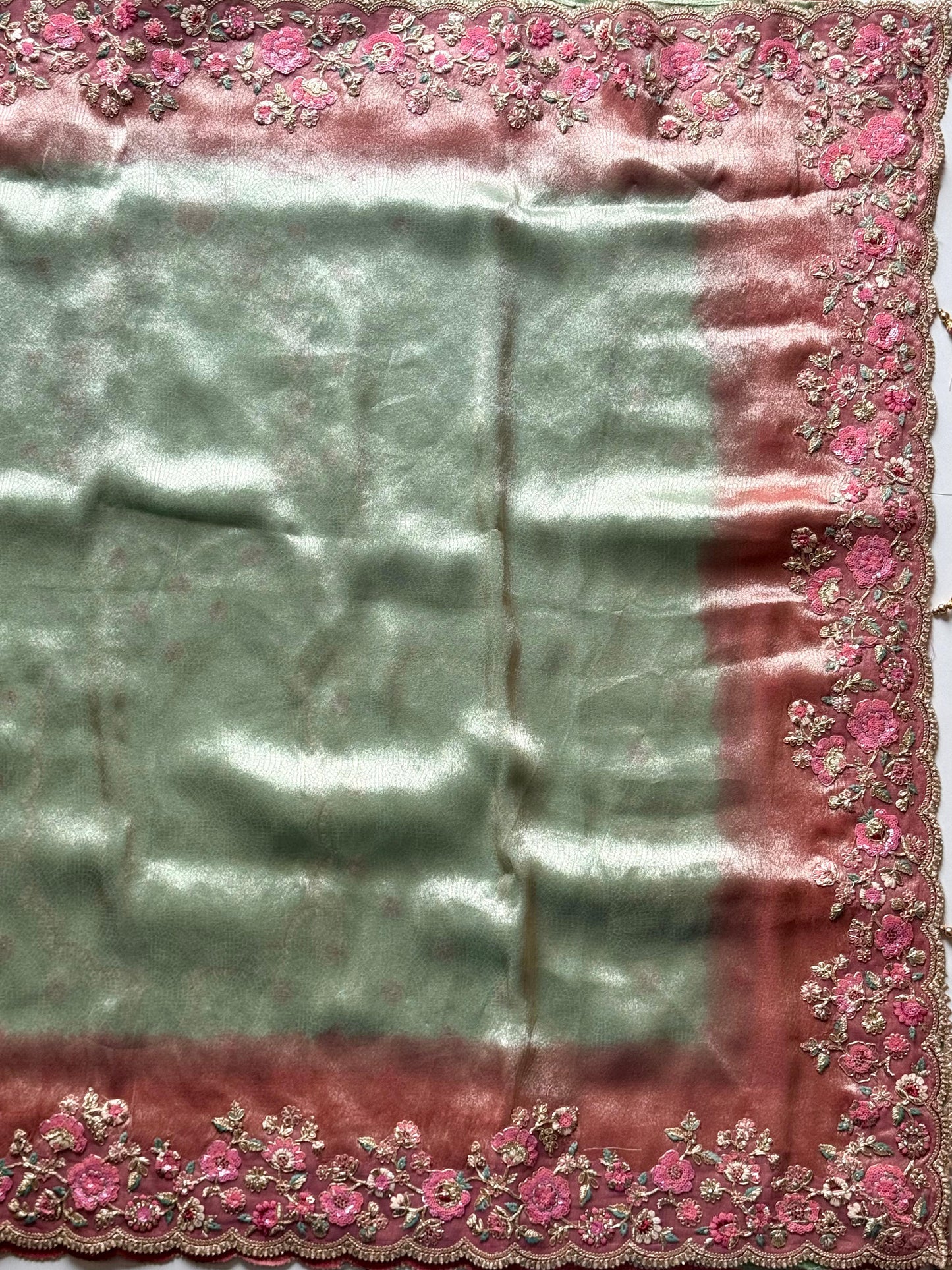 Luxe Pure Soft Mung Silk Saree with Designer Stitched  blouse