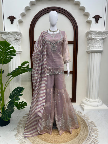 Anarkali model Sharara sets