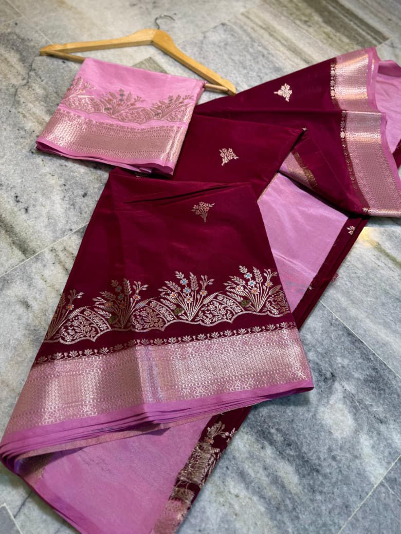 Vintage Katan silk premium Desginer saree