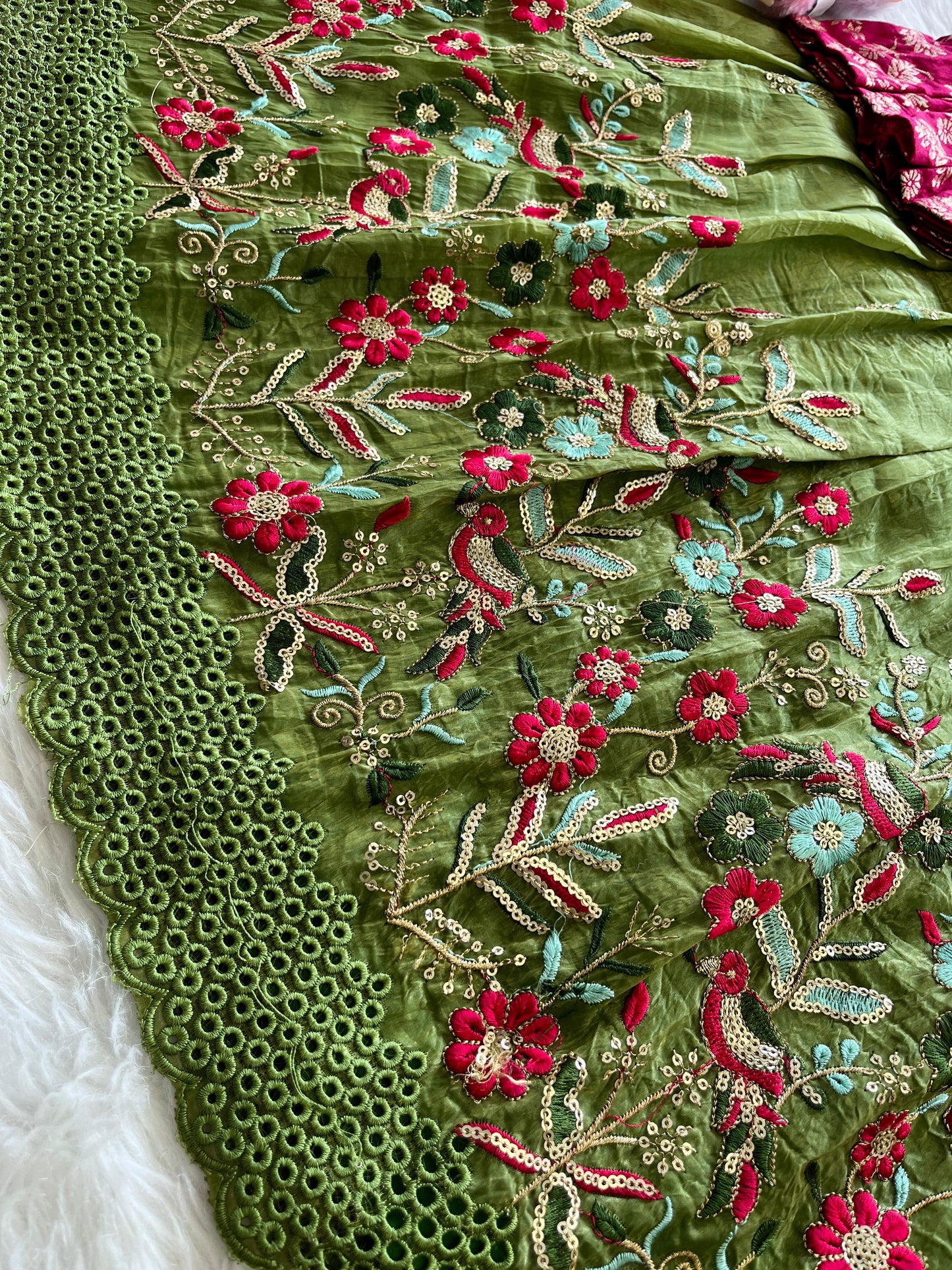 Kids Crush Embroidery Lehenga