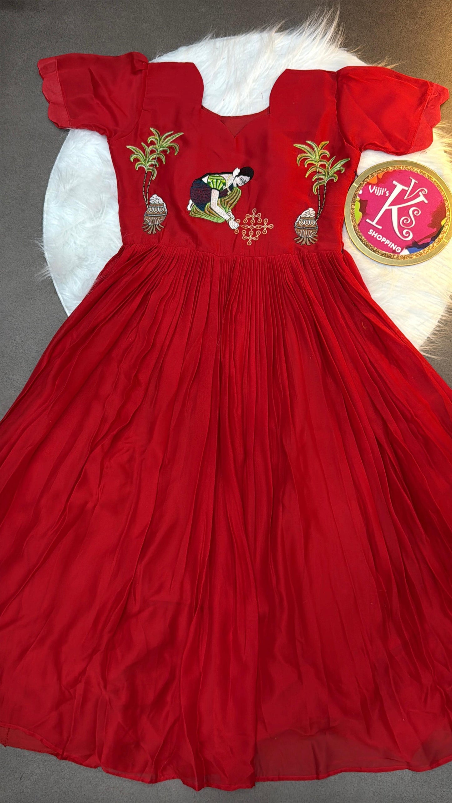 Sankranthi festival special  classic  thread work gowns