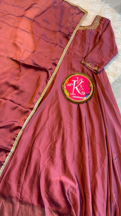 Rangoli silk festival traditional Gowns