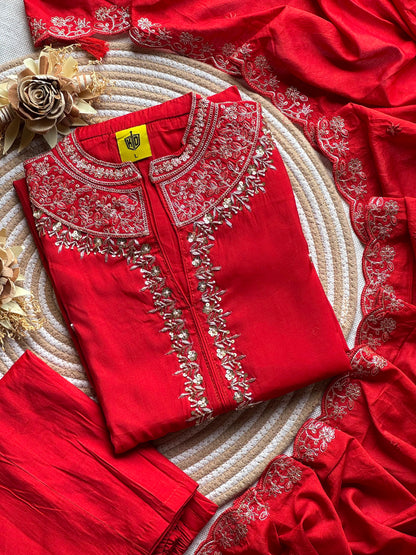 Soft Ramon elephant palazzo Kurti set