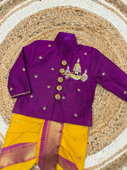 Govinda traditional kids boy and adult kurta sets