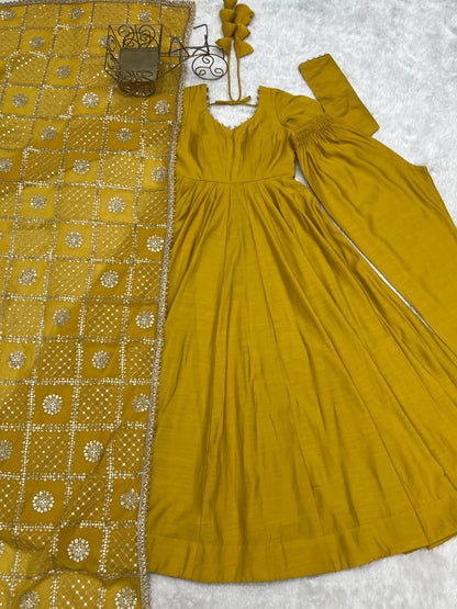 Colourfull & Fresh Look Outfit Is Perfect For Upcoming Festivities And Wedding Anarakali sets
