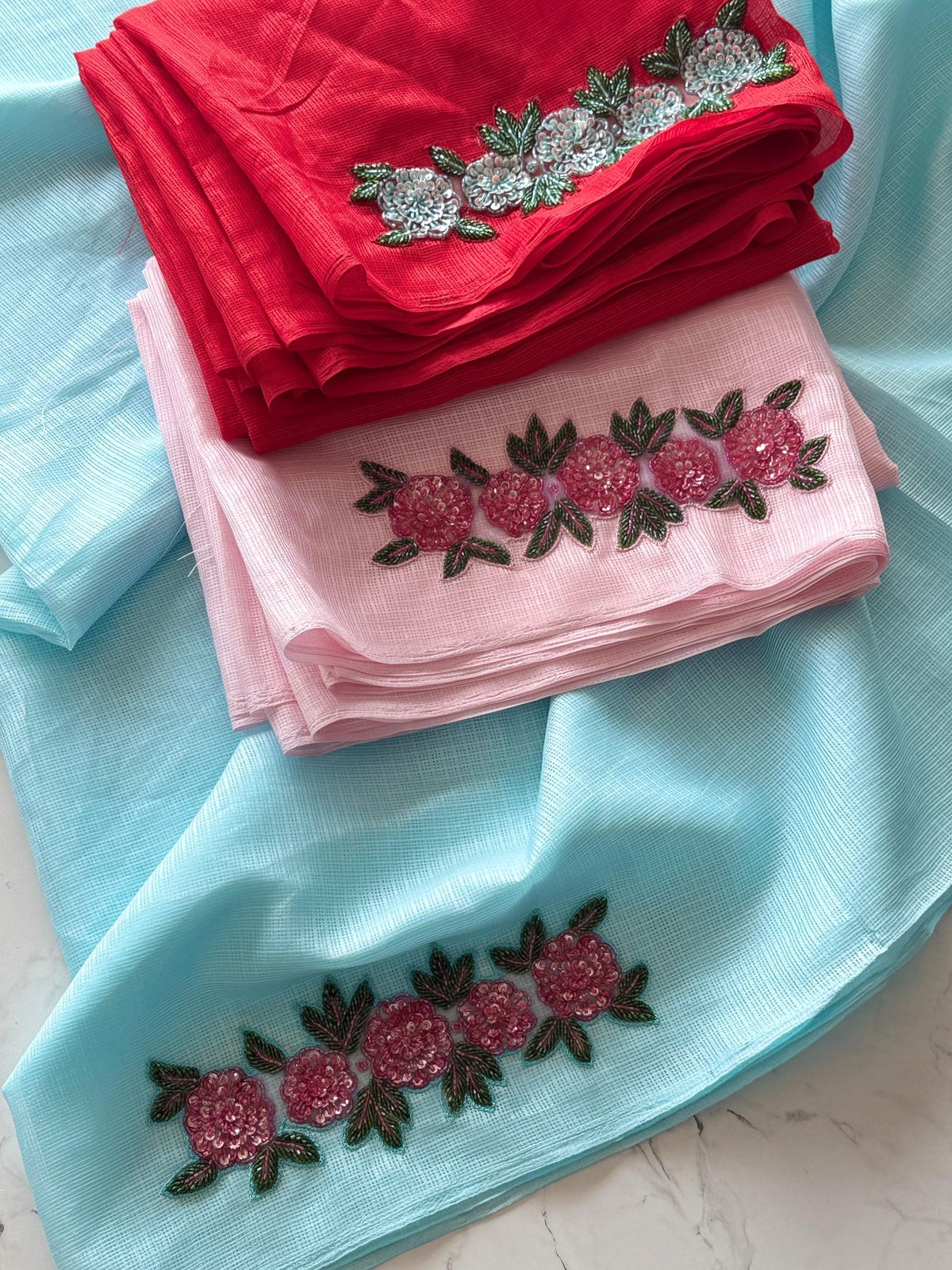 Premium Kota doriya handwork budget saree