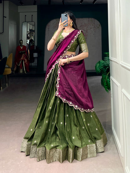 Chinon checks tradition lehenga sets