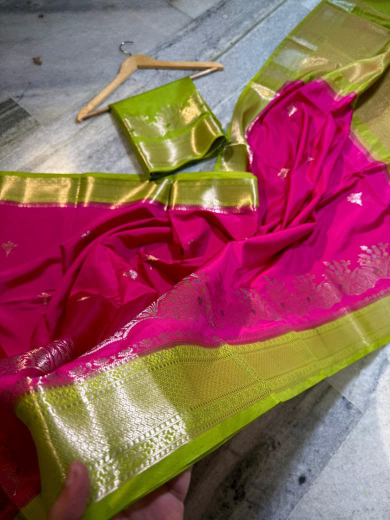 Vintage Katan silk premium Desginer saree