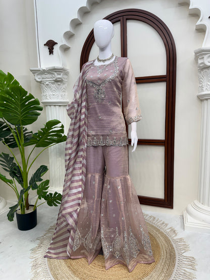 Anarkali model Sharara sets