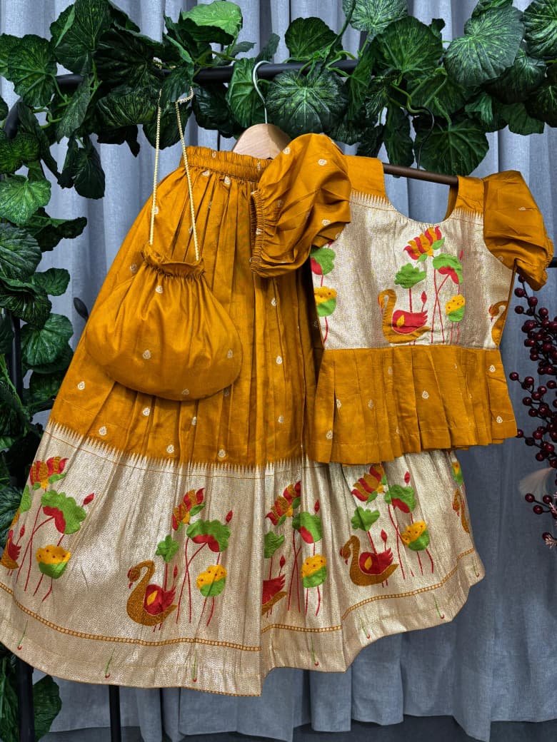 Cute South Indian style  Paithani sets ✨