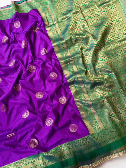 Soft silk sarees with Designer pallu