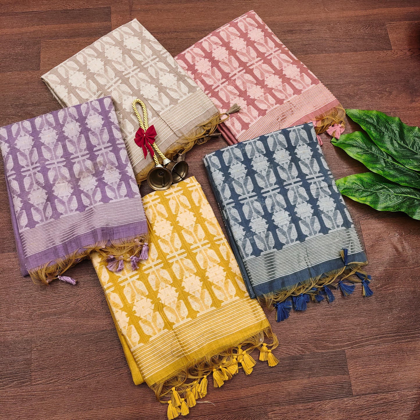 Classic Muga Cotton Jamdani Trendy Saree