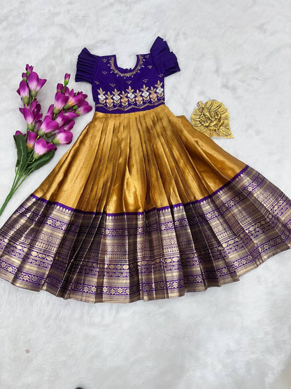 Kids traditional handwork gowns
