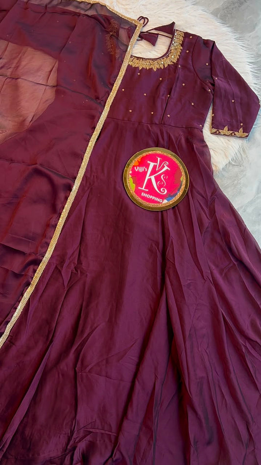 Rangoli silk festival traditional Gowns