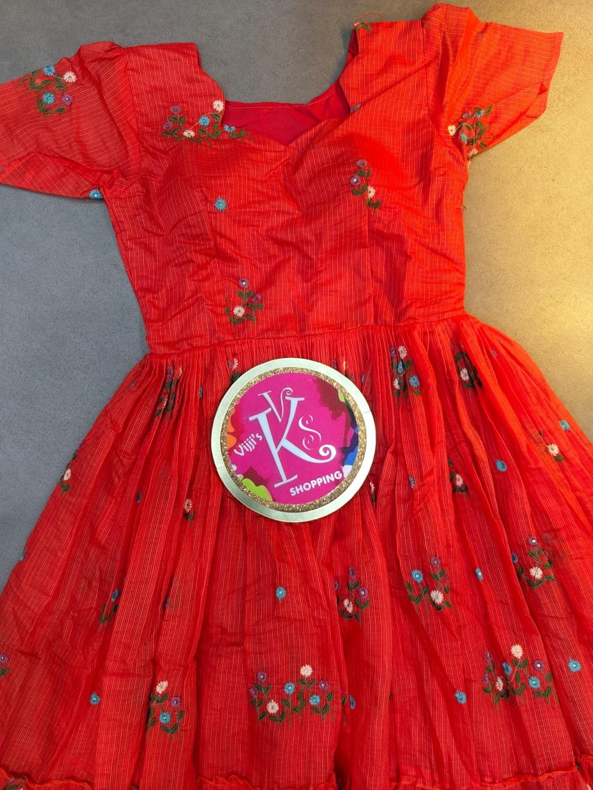 Cafe Embroidery party wear gown