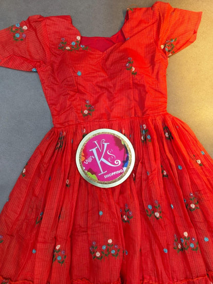 Cafe Embroidery party wear gown