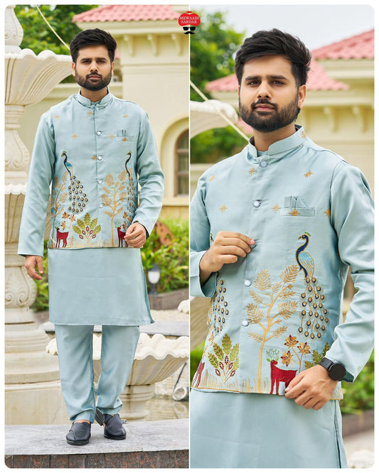 Gents Kurta Koti Sets for Festivals