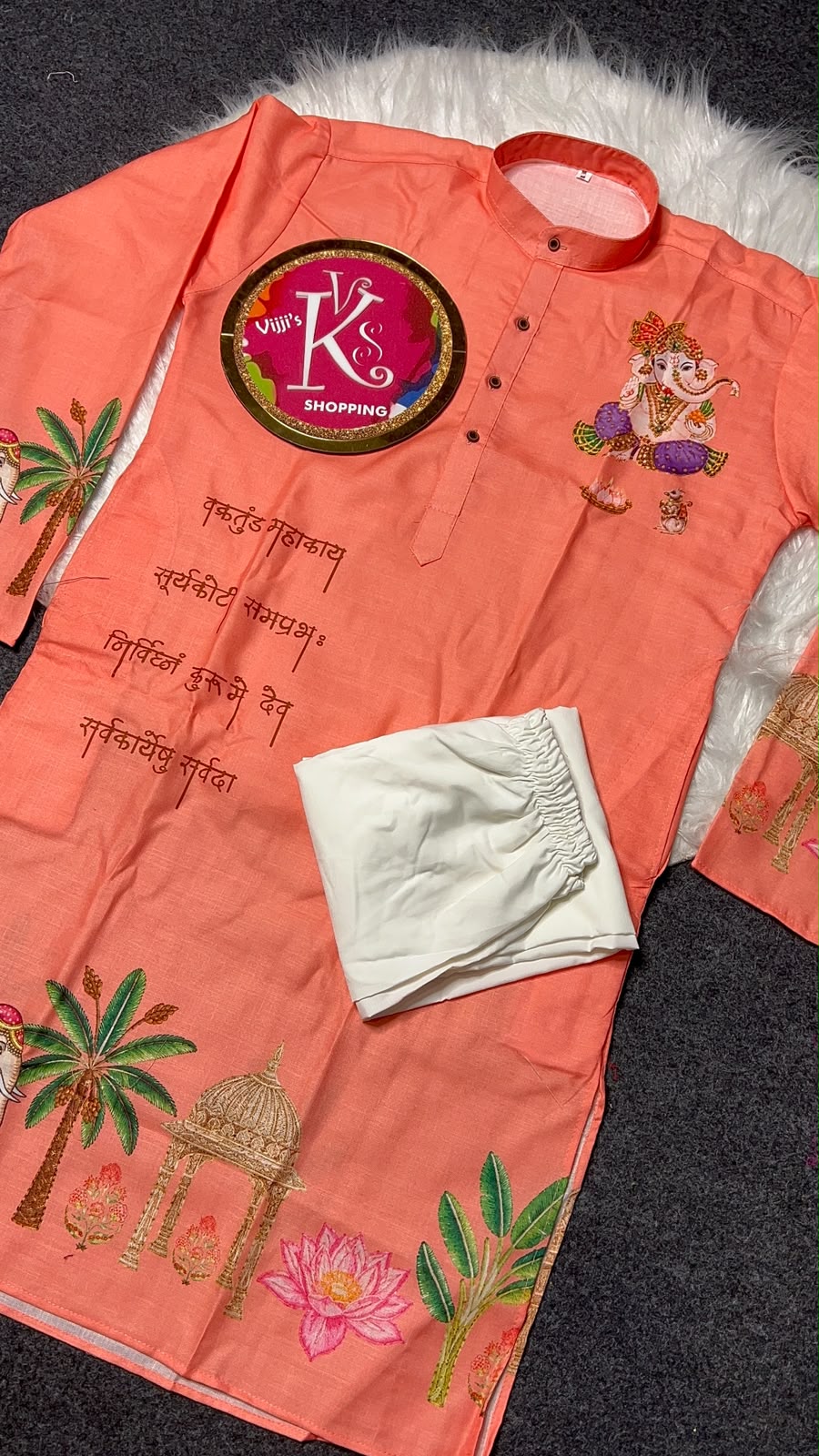 Gents Ganesh Chaturthi special kurta sets