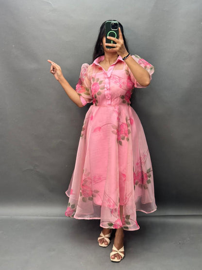 Floral Organza party gowns