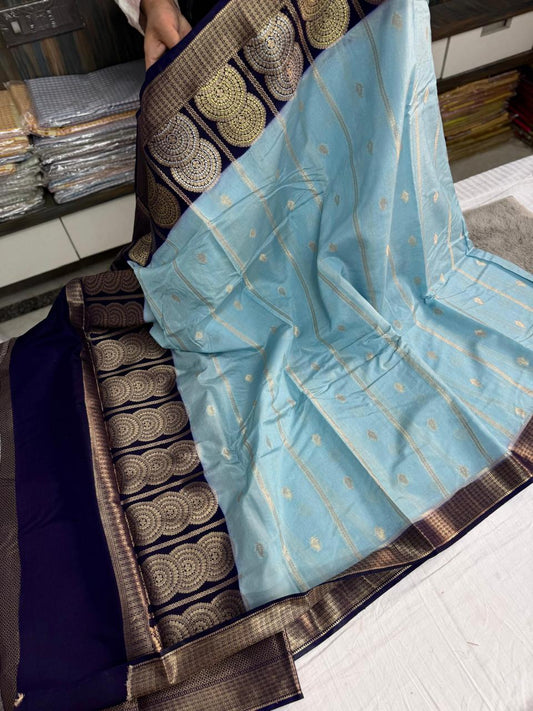 Green Rao mango Sankranthi special minakari saree