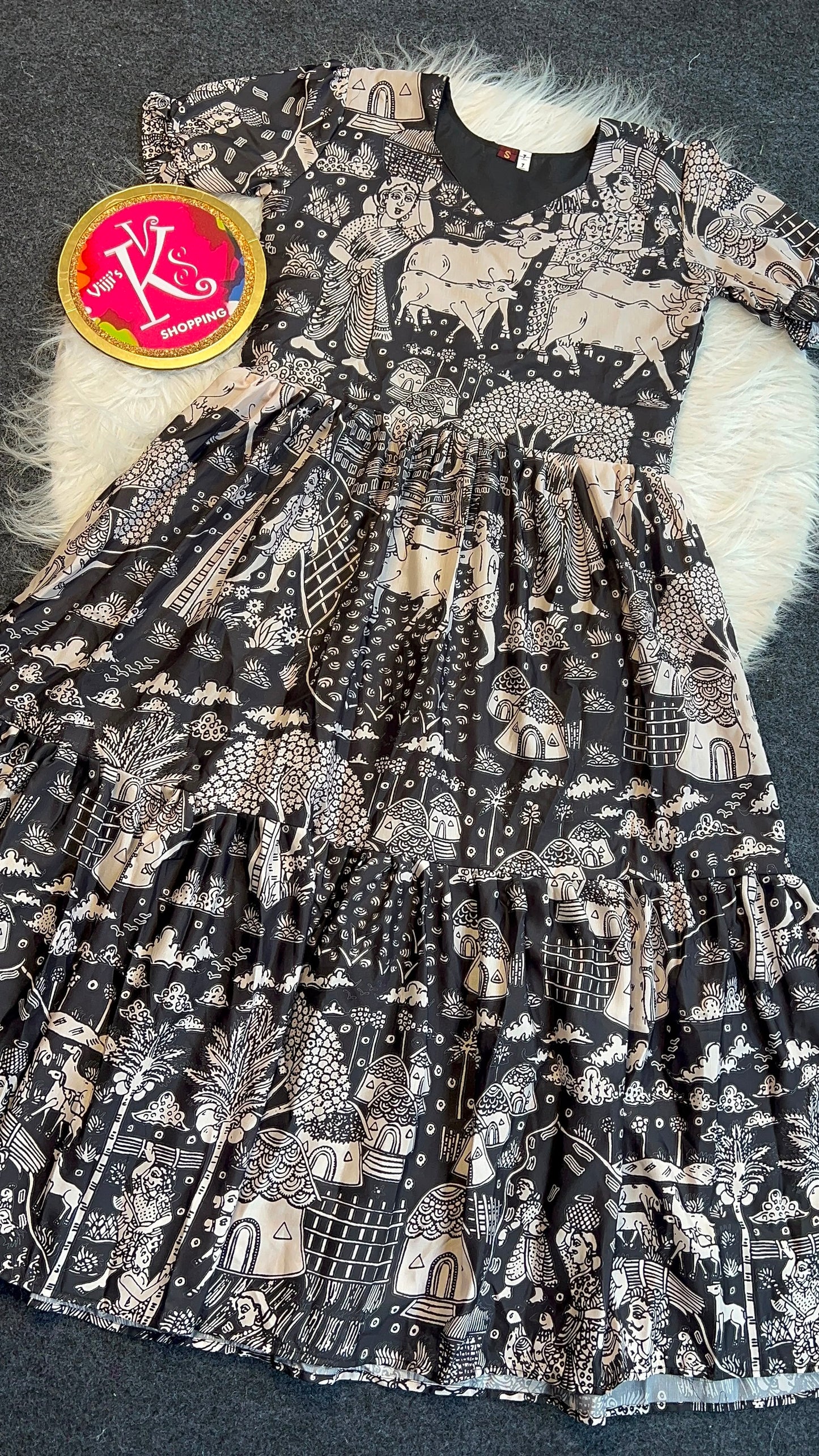 Muslim cotton cafe village style gowns