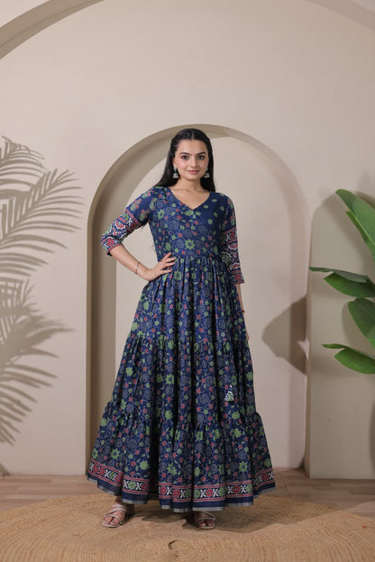 Angarakha party wear cafe gowns