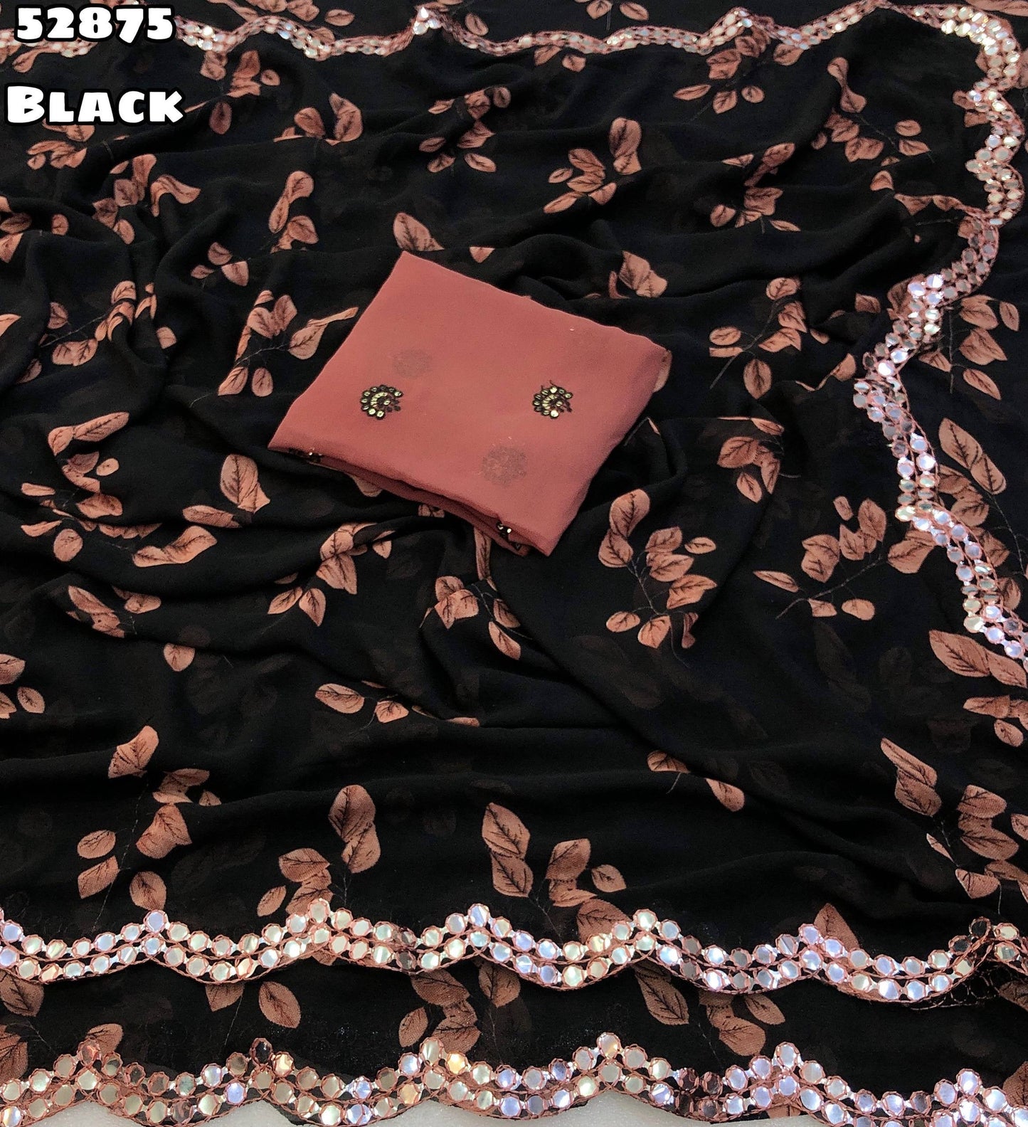 Trending soft weightless chiffon floral sarees