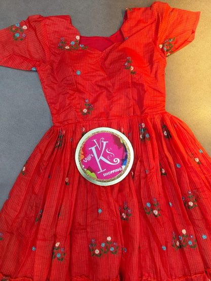 Cafe Embroidery party wear gown