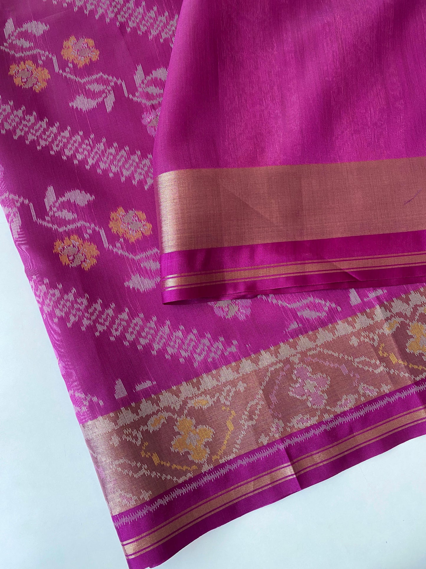 Tussar Patola ikkat budget saree