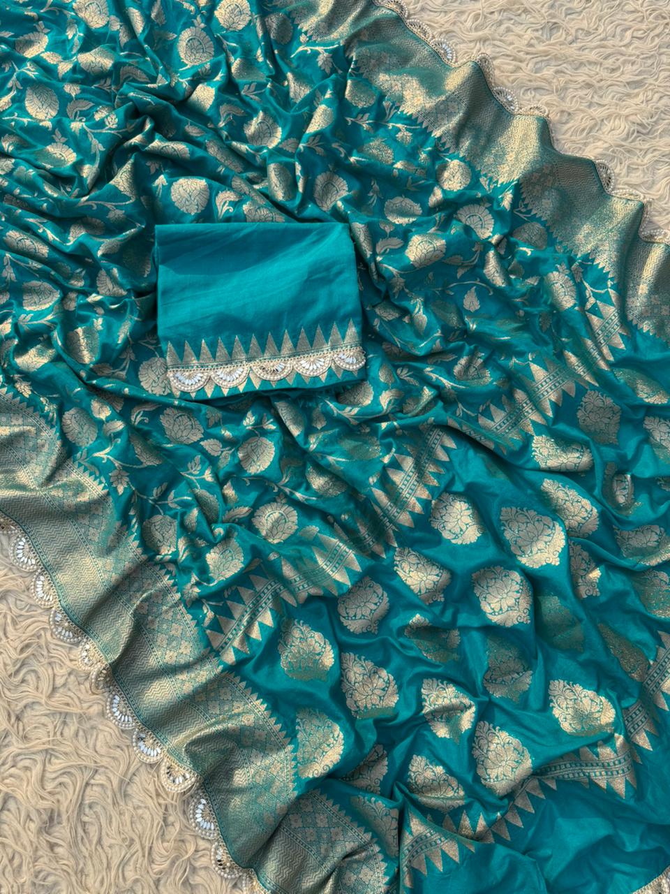 Pure Georgette Banarasi Classic Saree