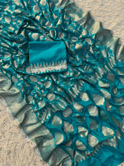 Pure Georgette Banarasi Classic Saree