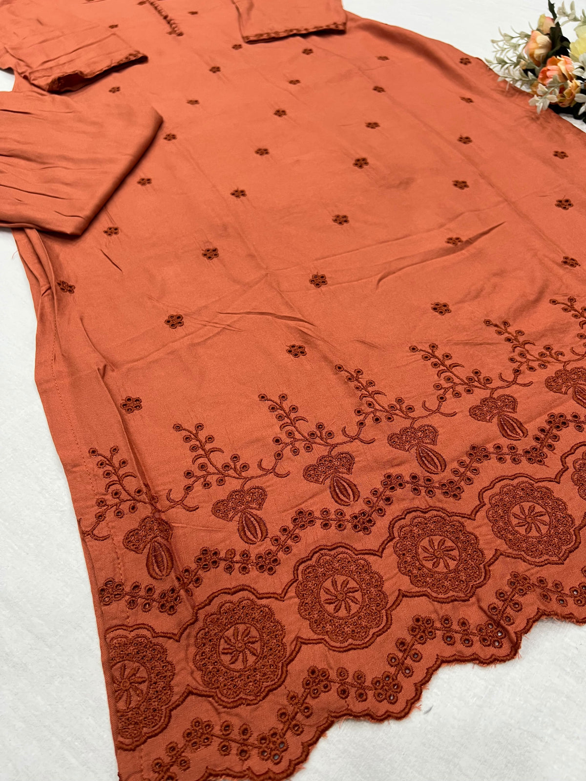 New Designers pastel colour Kurti Pant Dupatta Set