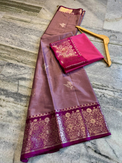 Budget classic traditional Katan soft silk saree