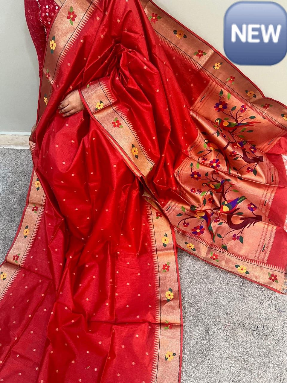 Tussar silk  Paithani Classic sarees