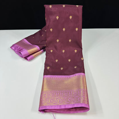 Vintage semi Gadwal traditional pattu sarees