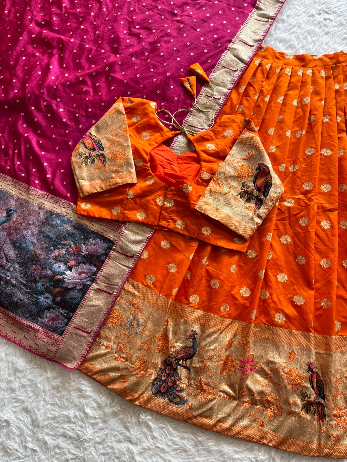 Dola Silk 3D Weaving Lehenga sets