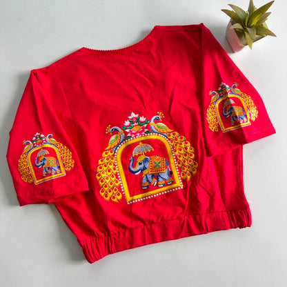 READY TO WEAR STRACHABLE BLOUSE FOR ALL SAREES
