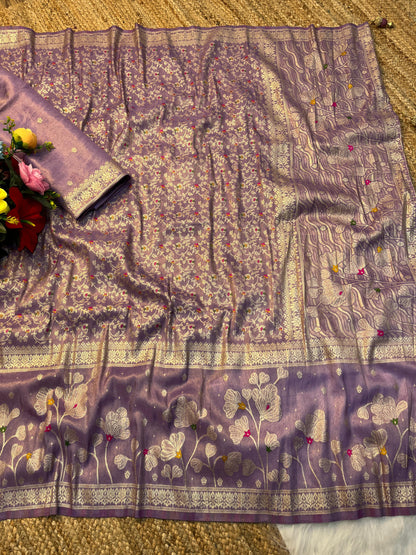 Soft Banarasi’s Katan tisuue silk classic sarees
