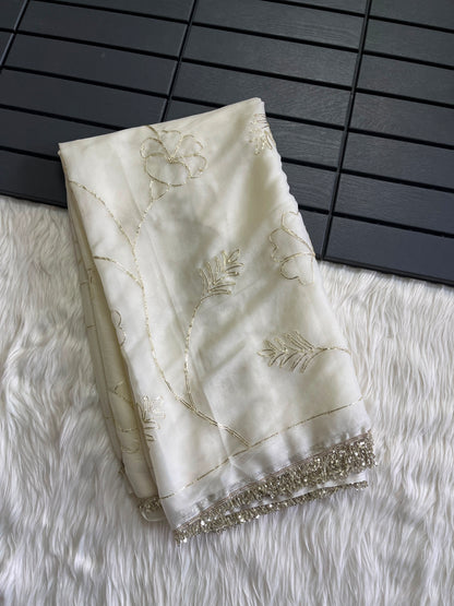 Budget Georgette gota work sarees